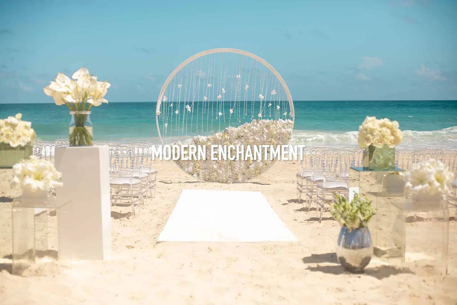 Ceremonia de boda frente al mar
