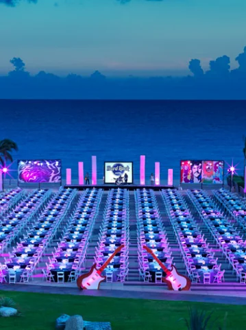 Espacio para eventos frente al mar